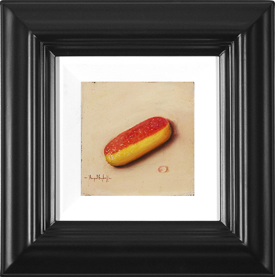 Raymond Campbell, Original oil painting on panel, Rhubarb and Custard , click to enlarge