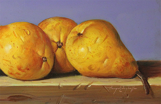 Raymond Campbell, Original oil painting on panel, Pears Signature image. Click to enlarge