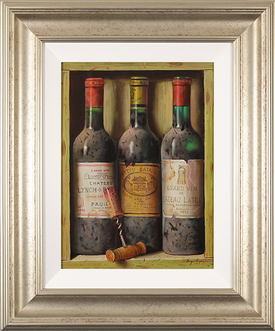 Raymond Campbell, Original oil painting on panel, Treasures of the Cellar , click to enlarge