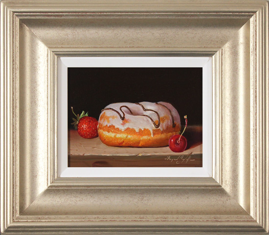 Raymond Campbell, Original oil painting on panel, A Stolen Moment , click to enlarge