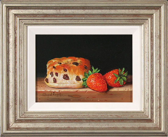 Raymond Campbell, Original oil painting on panel, Afternoon Tea, click to enlarge