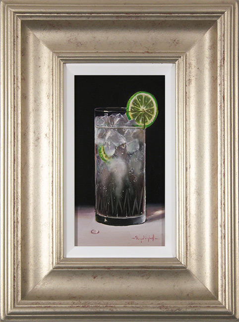 Raymond Campbell, Original oil painting on panel, Slice of Lime, click to enlarge