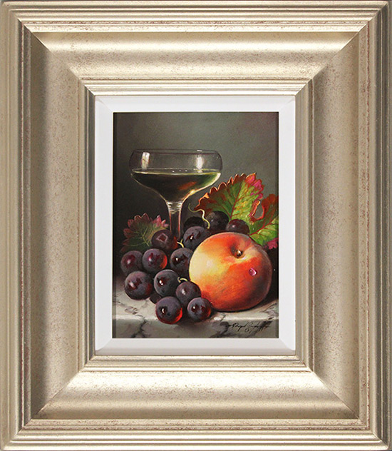 Raymond Campbell, Original oil painting on panel, A Delicate Finish, click to enlarge