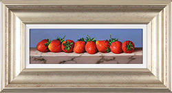 Raymond Campbell, Original oil painting on panel, Strawberries Large image. Click to enlarge
