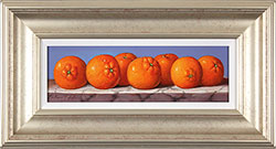 Raymond Campbell, Original oil painting on panel, Oranges