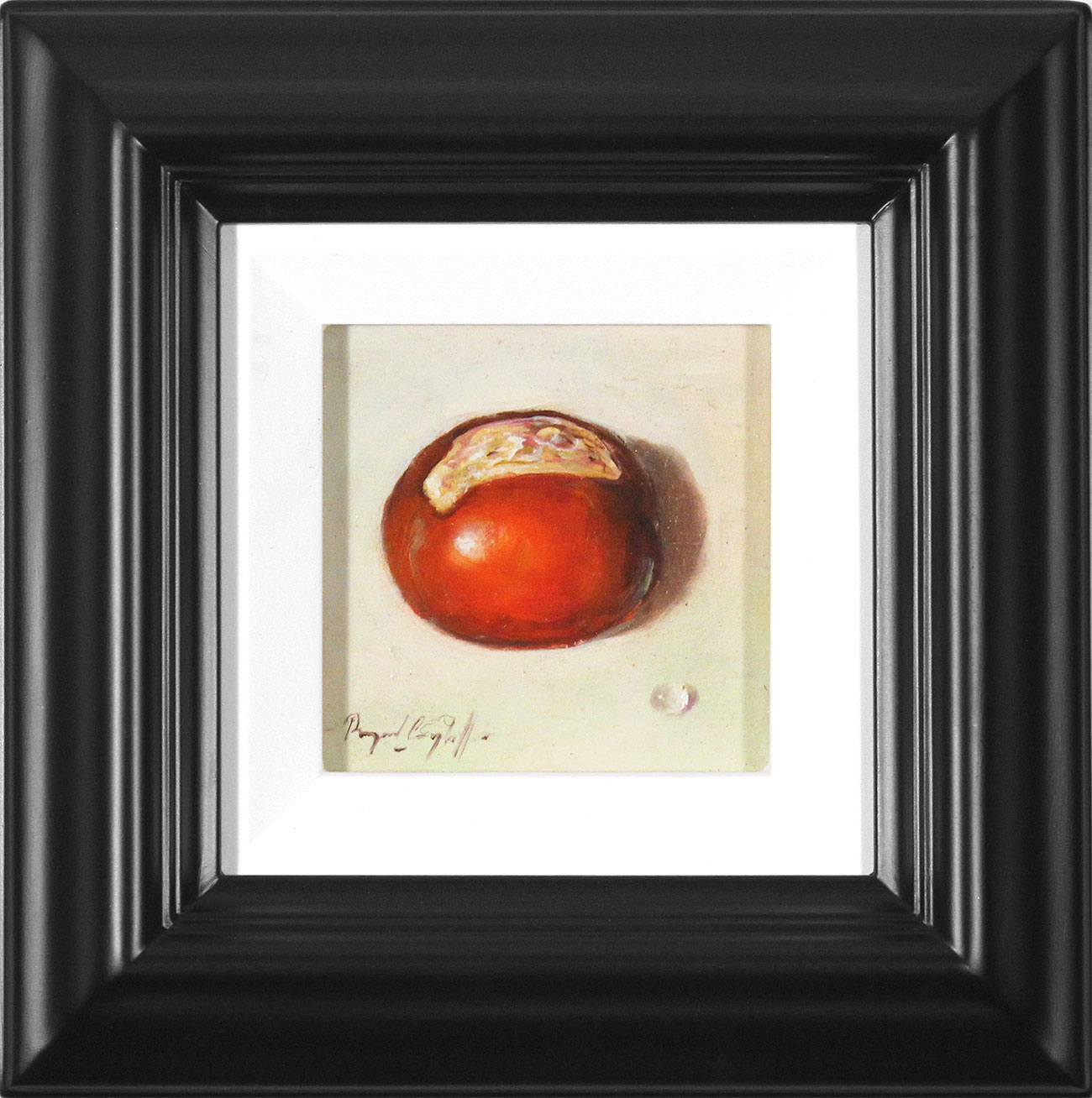Raymond Campbell, Original oil painting on panel, Conker. Click to enlarge