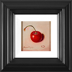 Raymond Campbell, Original oil painting on panel, Cherry