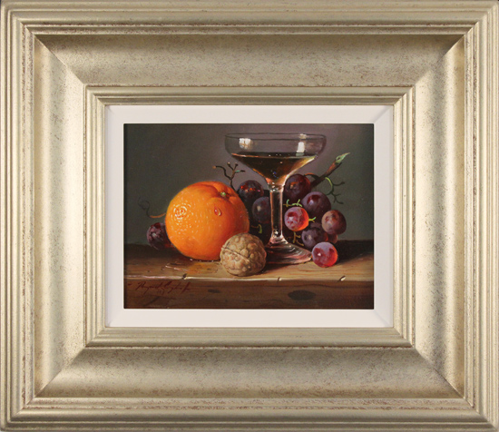 Raymond Campbell, Original oil painting on panel, Apéritif