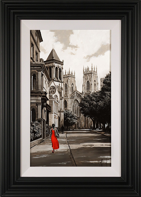 Richard Telford, Original oil painting on panel, Meet Me at the Minster