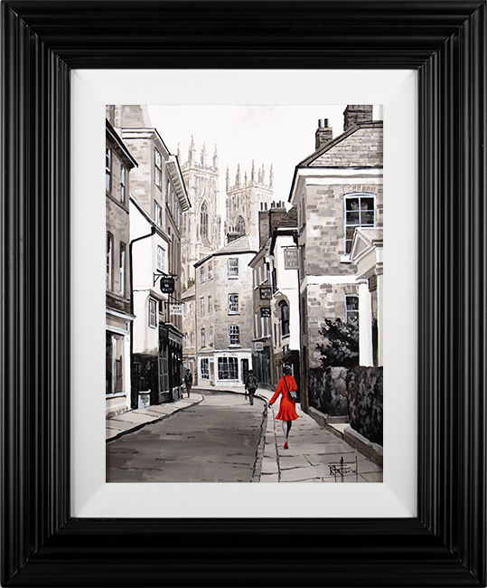 Richard Telford, Original oil painting on panel, Low Petergate, York