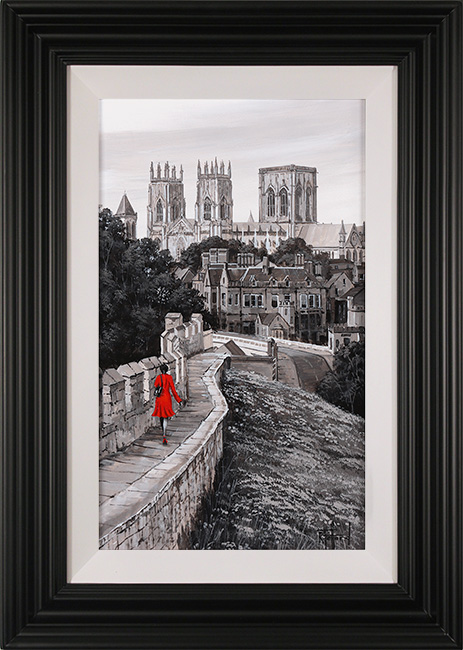 Richard Telford, Original oil painting on panel, The City Walls, York 