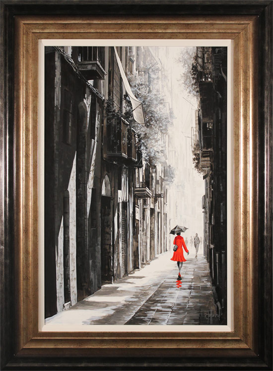 Richard Telford, Original oil painting on panel, Sunlight and Shadow, click to enlarge