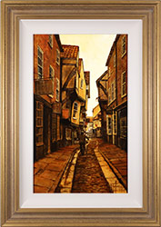 Richard Telford, Original oil painting on panel, The Shambles, York Large image. Click to enlarge