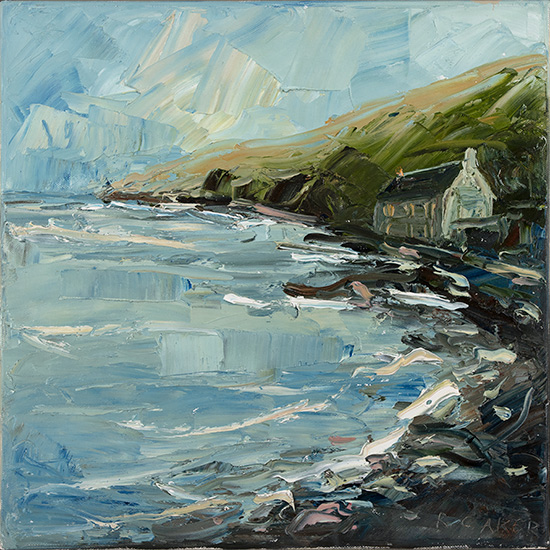Rupert Aker, Original oil painting on canvas, Port Quin 