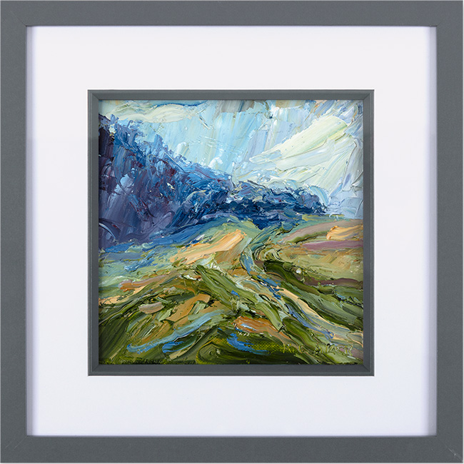 Rupert Aker, Original oil painting on paper, Humblebee Wood