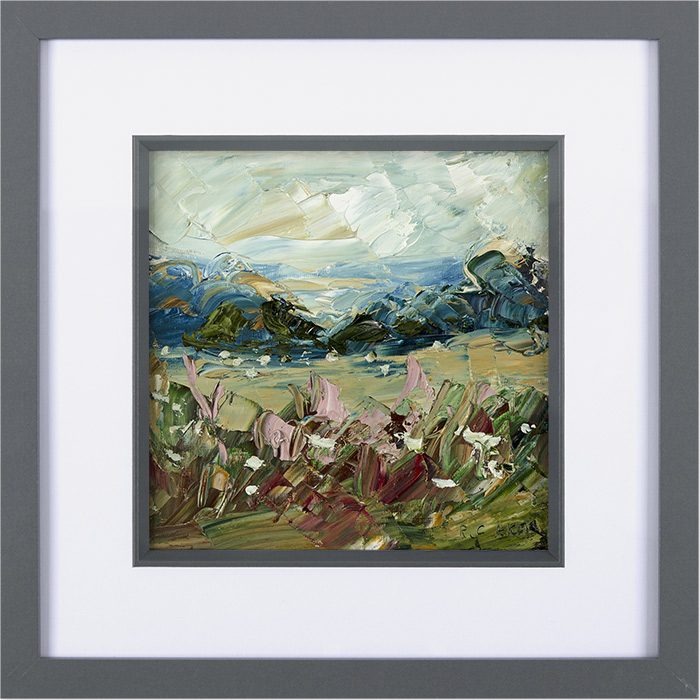 Rupert Aker, Original oil painting on paper, September Morning, click to enlarge