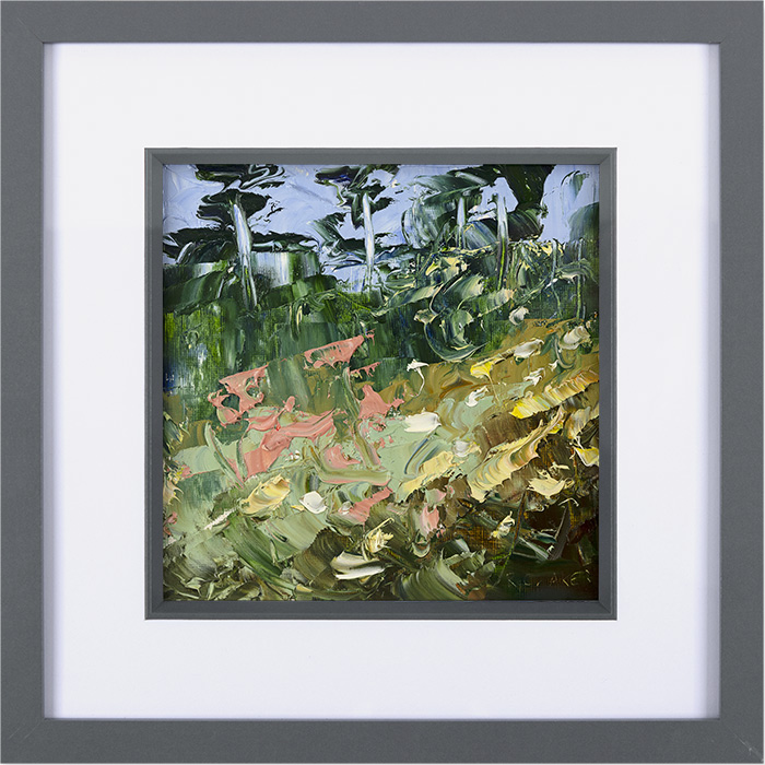 Rupert Aker, Original oil painting on paper, Kiftsgate, click to enlarge