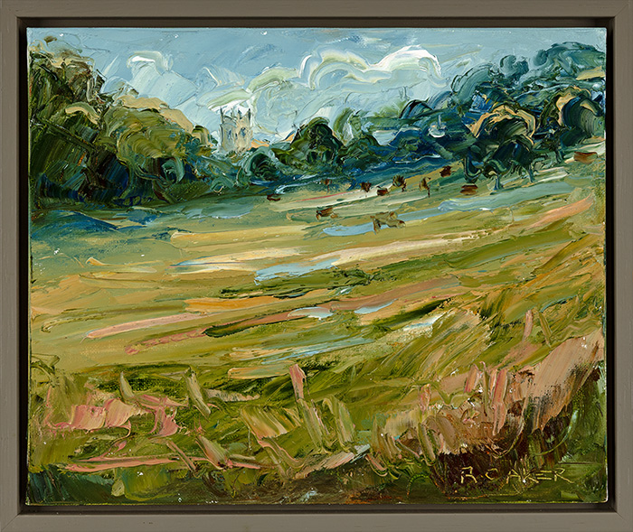 Rupert Aker, Original oil painting on canvas, Coles Hill, click to enlarge