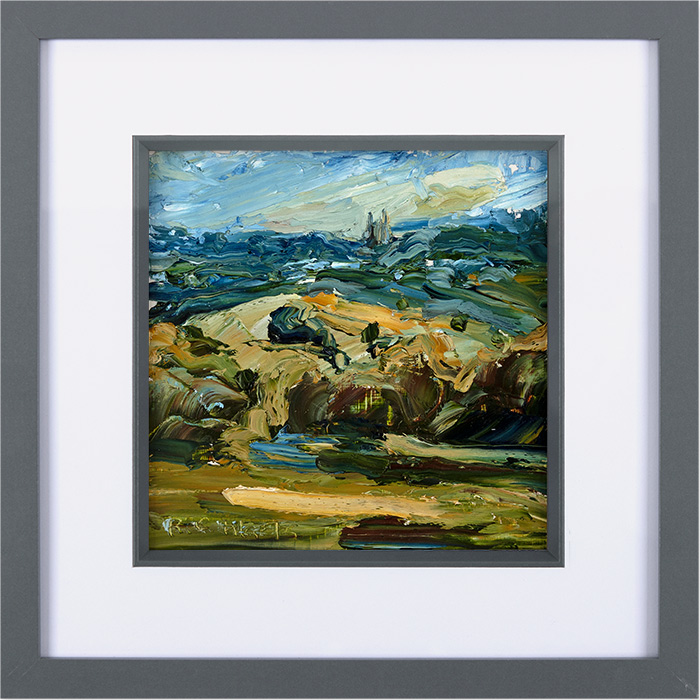 Rupert Aker, Original oil painting on paper, Lower Swell, click to enlarge