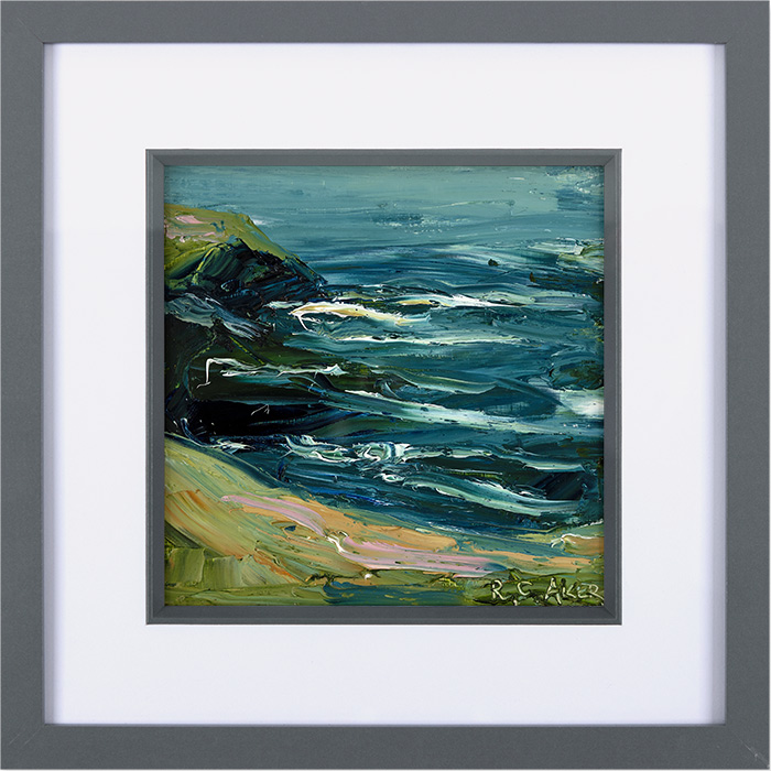 Rupert Aker, Original oil painting on paper, Trevose, click to enlarge