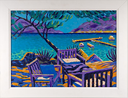 Sara Hayward, Original acrylic painting on board, Shade
