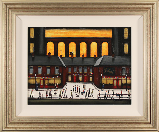 Sean Durkin, Original oil painting on panel, Yorkshire Sunset