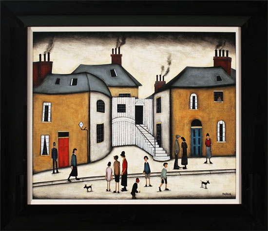 Sean Durkin, Original oil painting on panel, Catch Me If You Can, click to enlarge
