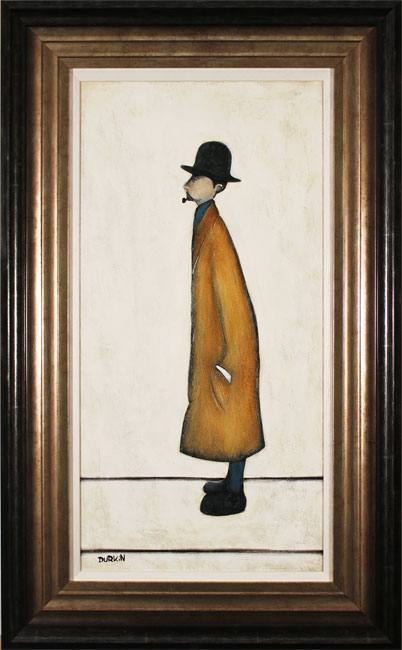 Sean Durkin, Original oil painting on panel, Gentleman Looking at Everything, click to enlarge