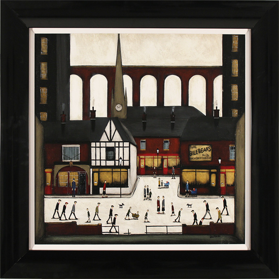Sean Durkin, Original oil painting on panel, Memoirs of York