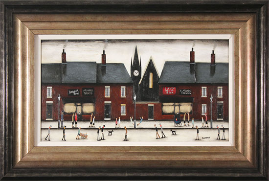 Sean Durkin, Original oil painting on panel, Tales of the High Street, click to enlarge