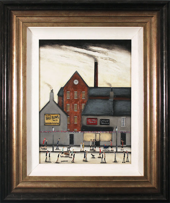 Sean Durkin, Original oil painting on panel, McGlade Firewood