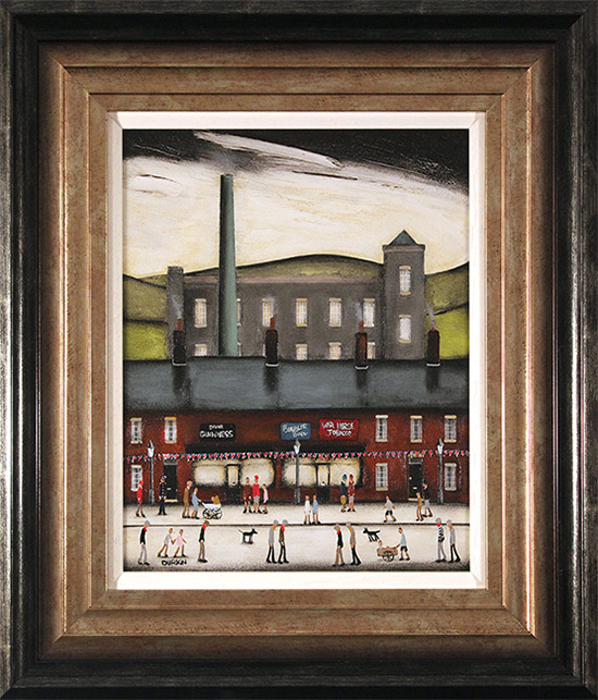 Sean Durkin, Original oil painting on panel, Drink Guinness, click to enlarge