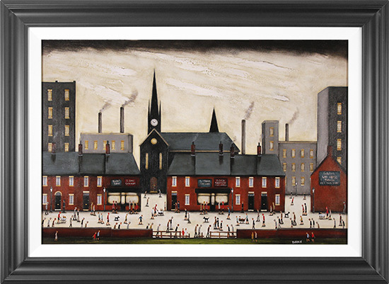 Sean Durkin, Original oil painting on panel, Tales of the Town 