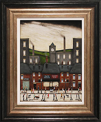 Sean Durkin, Original oil painting on panel, By the Town Clock