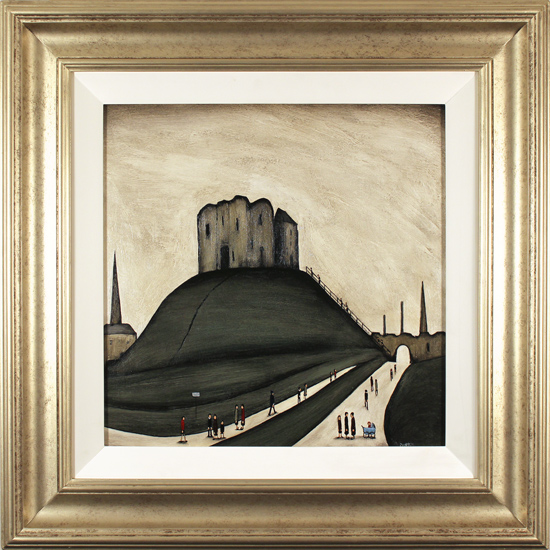 Sean Durkin, Original oil painting on panel, Clifford's Tower, York