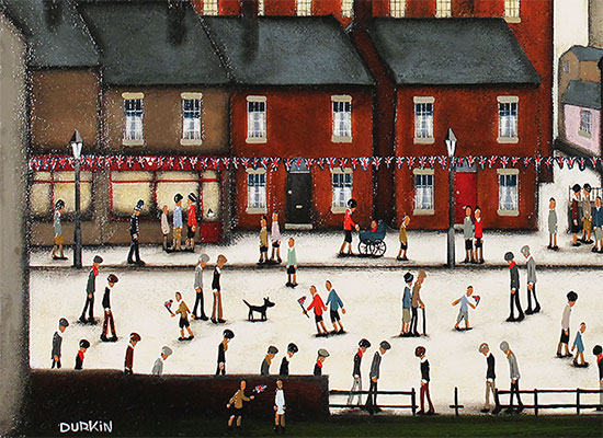 Sean Durkin, Original oil painting on panel, A Pint at The Jubilee Inn Signature image. Click to enlarge