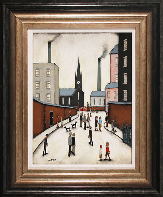 Sean Durkin, Original oil painting on panel, Sunday Best