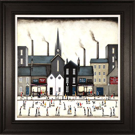 Sean Durkin, Original oil painting on panel, Jubilee Street