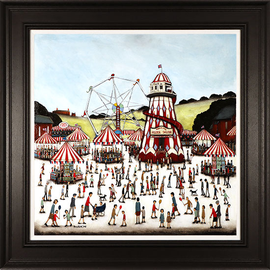 Sean Durkin, Original oil painting on panel, Days of the Fairground