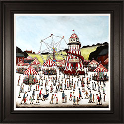 Sean Durkin, Original oil painting on panel, Days of the Fairground 