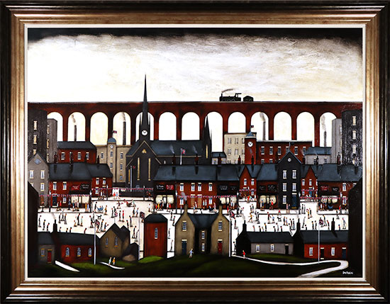Sean Durkin, Original oil painting on panel, Views of Steam Valley