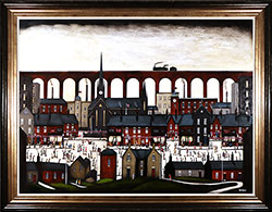 Sean Durkin, Original oil painting on panel, Views of Steam Valley Large image. Click to enlarge