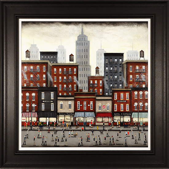Sean Durkin, Original oil painting on panel, New York, New York , click to enlarge