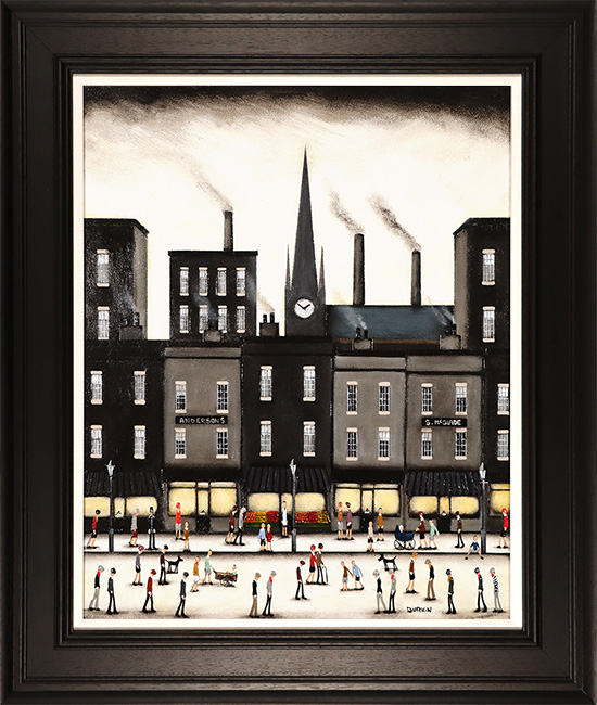 Sean Durkin, Original oil painting on panel, Factory Haze 