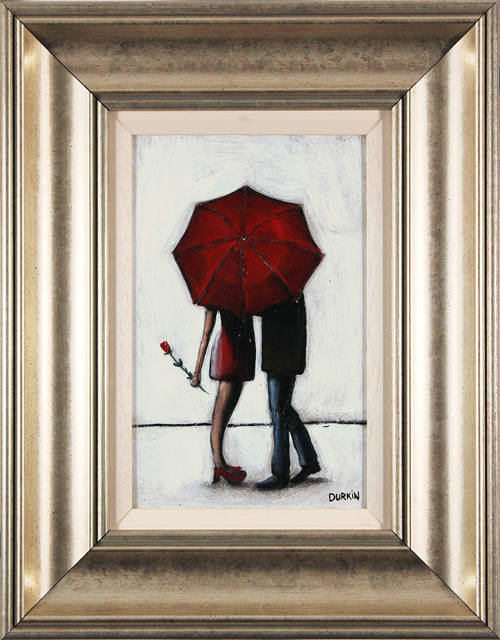 Sean Durkin, Original oil painting on panel, First Date