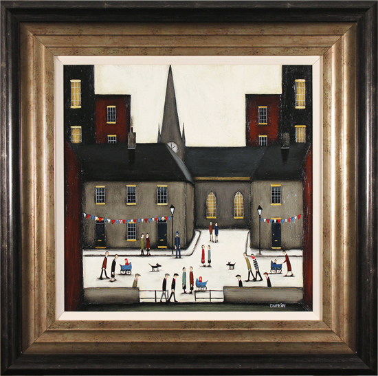 Sean Durkin, Original oil painting on panel, Familiar Streets