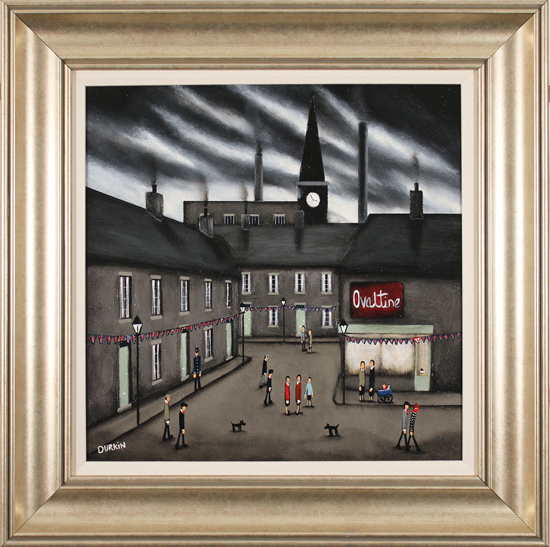 Sean Durkin, Original oil painting on panel, Ovaltine