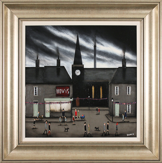 Sean Durkin, Original oil painting on panel, Hovis