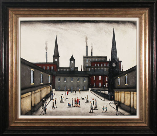 Sean Durkin, Original oil painting on panel, School House Rock, click to enlarge