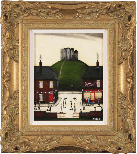 Sean Durkin, Original oil painting on panel, Clifford's Tower